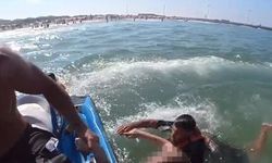 Karasu'da Boğulma Tehlikesi Geçiren 2 Kadın ve 1 Çocuk Kurtarıldı