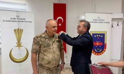 Kars'ta Jandarma Personeline Terfi Töreni Düzenlendi