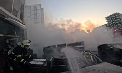 Kask Kamerasıyla Yangın Anı Kaydedildi