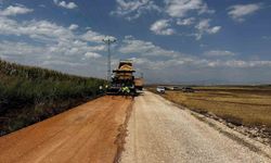 Kaymakam Aslan, asfalt çalışmasını inceledi