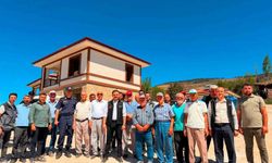 Kaymakam Titiz, yangın sonrası konutların inşaatını denetledi