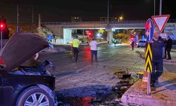 Kayseri'de otomobil kazası: Çarpışmanın ardından 200 metre sürdü, 1 yaralı