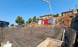 Kilimli'de 367 TOKİ konutunun temeli düzenlenen törenle atıldı