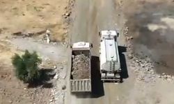 Kilis'teki yol çalışmaları sosyal medyada dikkat çekti