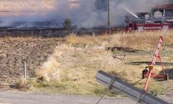 Kırklareli'nde İnşaatta Kıvılcım Yangına Neden Oldu