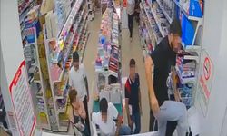Kırtasiye saldırısında dehşet anları: 6 kişi iş yeri sahibine saldırdı