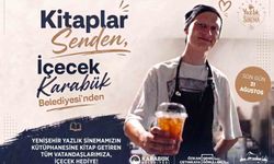 Kitap Bağışına İçecek İkramı Karabük'te Başlıyor