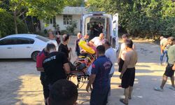 Kızıltepe'de kayalıklardan düşen kişi hastaneye kaldırıldı