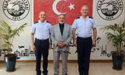 Komutanlar Başkan Yalçın'a veda etti