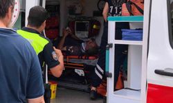 Köpeği ezmemek için manevra yapan motosikletli kaza geçirdi
