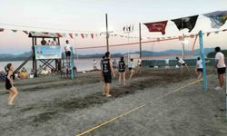 Köyceğiz'de 30 Ağustos Zafer Kupası Plaj Voleybolu Turnuvası başladı