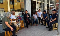 Kürkcü, Yalı Mahallesi'ndeki esnafla buluştu