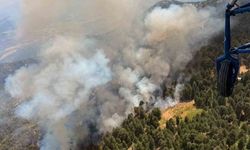 Kuyucak'taki orman yangınına müdahale devam ederken, Meteoroloji kritik uyarılarda bulundu