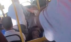 Malatya'da 2 Yaşlı Yolcunun Otobüs Kavgası Kameralara Yansıdı