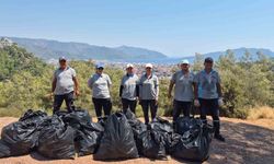 Marmaris'te Seyir Teraslarında Temizlik Seferberliği