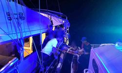 Marmaris'te Ticari Yatta Yaralanan Vatandaş Tıbbi Olarak Tahliye Edildi