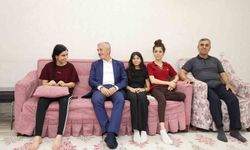 Mehmet Tahmazoğlu, Mimar Sinan Mahallesi'nde ev ziyaretinde bulundu