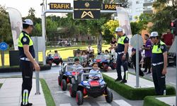 Mersin'de çocuklar trafik kurallarını eğlenceli şekilde öğrendi