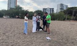 Mersin'de deniz kaplumbağası yuvalarının yüzde 80'inde yavru çıkışı tamamlandı- Video