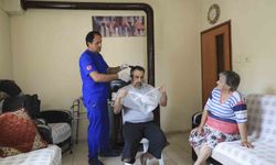 Mersin'de sağlık hizmetleri evlerde sunuluyor