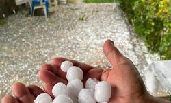 Mersin'de Şiddetli Dolu Yağışı Tarımı Vurdu