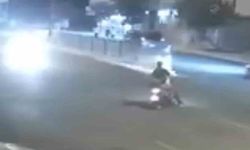 Motosikletteki İki Kişi Ölümden Kılpayı Kurtuldu