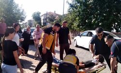 Muratlı'da motosiklet ile otomobil çarpıştı: 1 kişi yaralandı