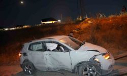 Nevşehir'de otomobil lastiği patladı, 2 kişi yaralandı