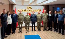 Orgeneral Bayraktaroğlu Artvin'de Askeri Birlikleri İnceledi