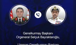 Orgeneral Bayraktaroğlu, Ummanlı Mevkidaşı ile Telefon Görüşmesi Yaptı