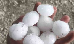 Osmaniye'yi ceviz büyüklüğünde dolu vurdu