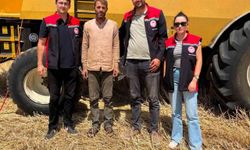Otlukbeli'nde Hububat Hasadı Devam Ediyor