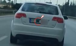 Otoyolda plakasını gizleyen sürücüye 140 bin TL ceza kesildi