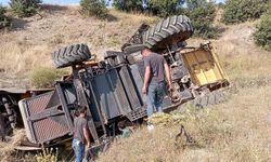 Park Halindeki Biçerdöver Kendiliğinden Hareket Etti