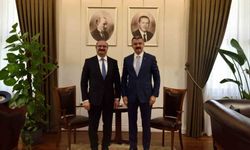 Rektör Hacımüftüoğlu, MGK Genel Sekreteri Okay Memiş'i Ağırladı