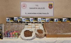 Sakarya'da düzenlenen kaçakçılık operasyonunda 120 kilo tütün ve yüz binlerce makaron yakalandı