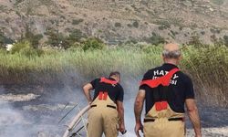 Samandağ'da Bahçe Yangını Hızla Kontrol Altına Alındı