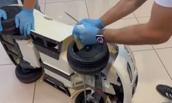 Samsun'da çocuk aracında 705 gram metamfetamin yakalandı