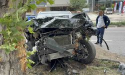 Samsun'da trafik kazası: SUV ve otomobil çarpıştı, 2 yaralı