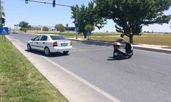 Şanlıurfa'da otomobil ve motosiklet çarpıştı: 1 kişi yaralı