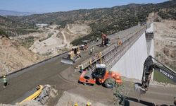 Sarıçay Barajı'nda inşaatta büyük ilerleme kaydedildi