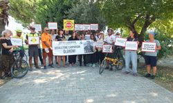 Serkan Kadıoğlu için Balıkesir'de bisikletli eylem yapıldı