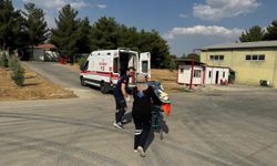 Siirt'te beyin kanaması geçiren kadın, hava ambulansıyla hastaneye ulaştırıldı