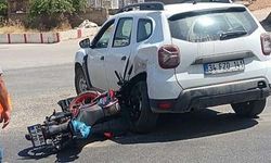 Siirt'te trafik kazası: Otomobil ile motosiklet çarpıştı, 1 yaralı