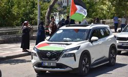 Siverek'te Filistin Destek Konvoyuna Yoğun İlgi