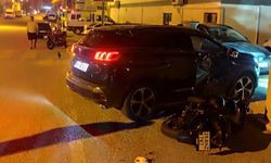 Sivrihisar'da otomobil ve motosiklet kazası, 2 yaralı