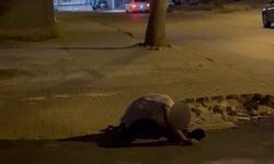 Sokak Ortasında Yığılan Madde Bağımlısı Şahıs Kurtarıldı