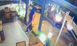 Sopayla saldıran şüpheli kamerada, kafe işletmecisi darp edildi