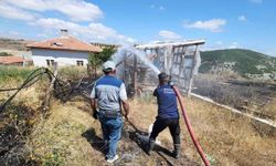 Sorgun'da Ot Yangını Hızla Kontrol Altına Alındı