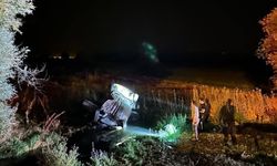 Su Kanalına Uçan Araçta Feci Kaza: 1 Ölü, 3 Yaralı